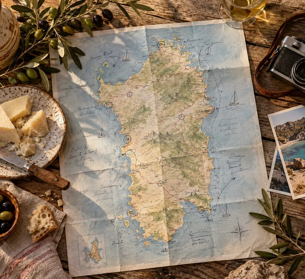 Carte de la Sardaigne : lire l’île pour mieux choisir son itinéraire