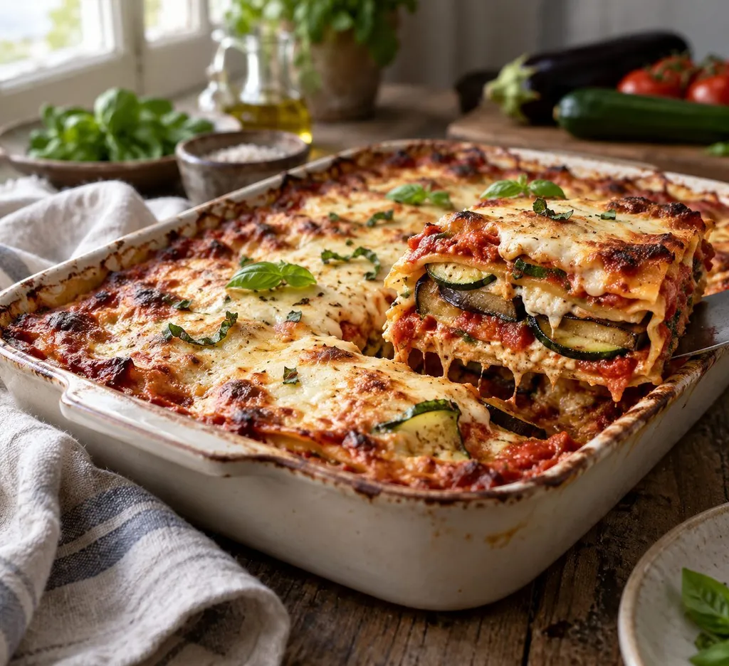 Lasagnes aux légumes : une cuisson fondante sans plat détrempé
