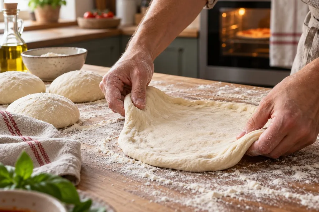Pâte à pizza maison : les gestes qui font une croûte légère et croustillante
